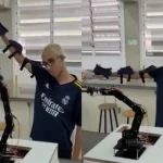 Braço robótico, criado por alunos de Etec,auxilia crianças com paralisia cerebral